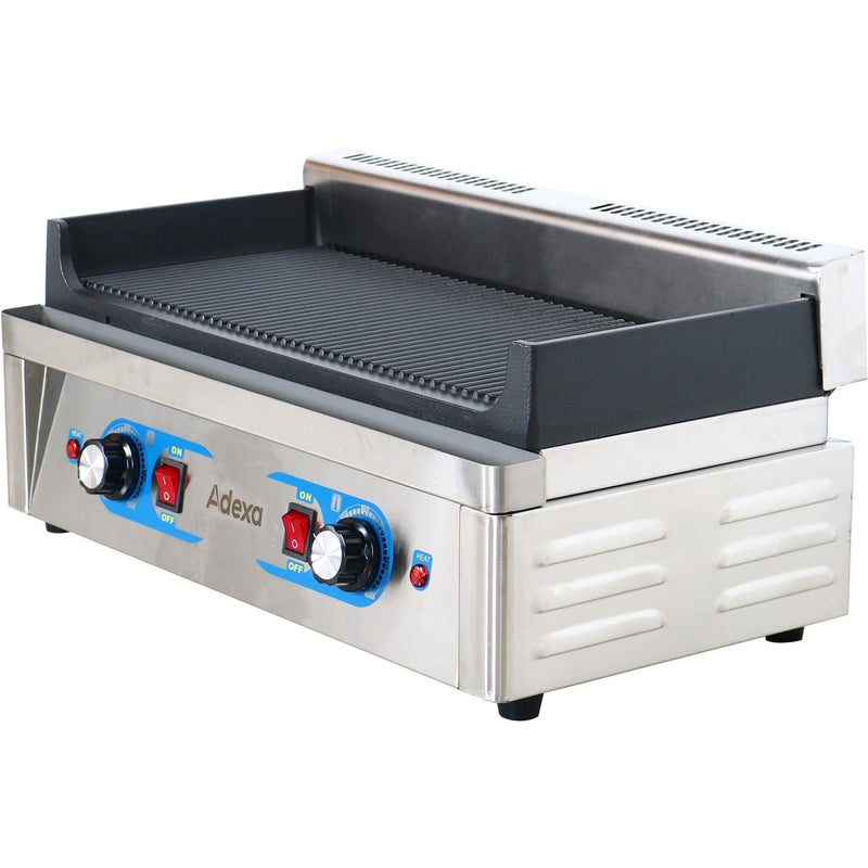 Professional Grill Electric 1 zone 2.3kW Ribbed Cast iron top - GP5530EW