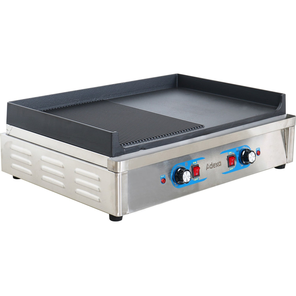 Professional Grill Electric 2 zones 4.6kW Smooth/Ribbed Cast iron top - GP7050EGW