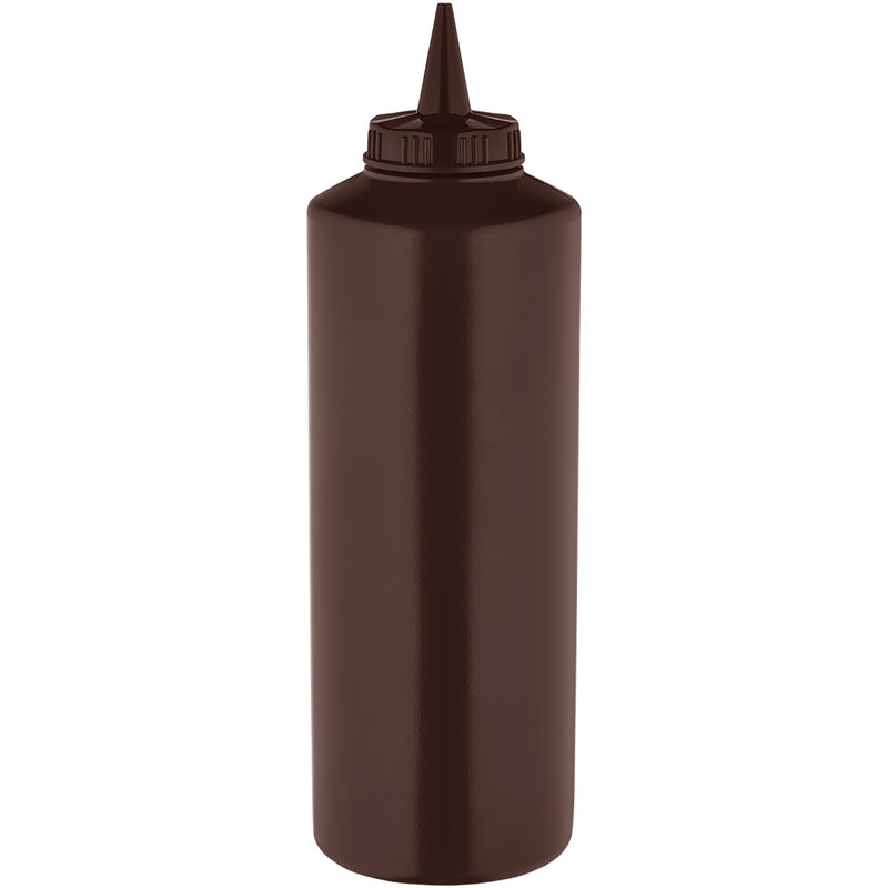 Squeeze Sauce Bottle 750ml/27oz Brown - GPS750BR