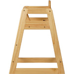 Restaurant Wood High Chair Natural - GS6003NATURAL