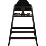 Restaurant Wood High Chair Black - GS6003BLACK