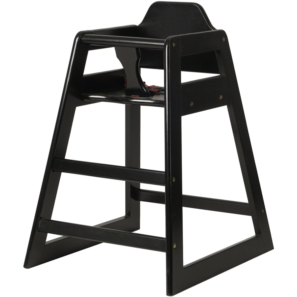 Restaurant Wood High Chair Black - GS6003BLACK