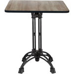 Black Decorative Table base Standard height Powder Coated Black - GS60230