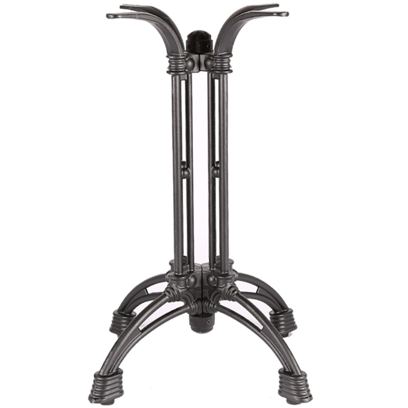 Black Decorative Table base Standard height Powder Coated Black - GS60230