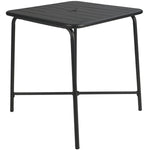 Bistro Table Steel Black 710x710mm Indoors - GSHW1046B