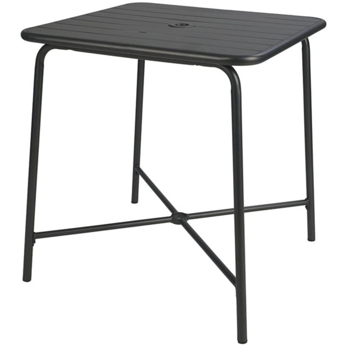 Bistro Table Steel Black 710x710mm Indoors - GSHW1046B