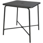 Bistro Table Steel Black 710x710mm Indoors - GSHW1046B