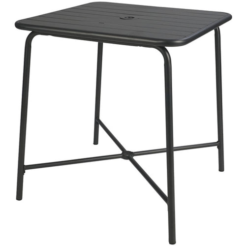 Bistro Table Steel Black 710x710mm Indoors - GSHW1046B