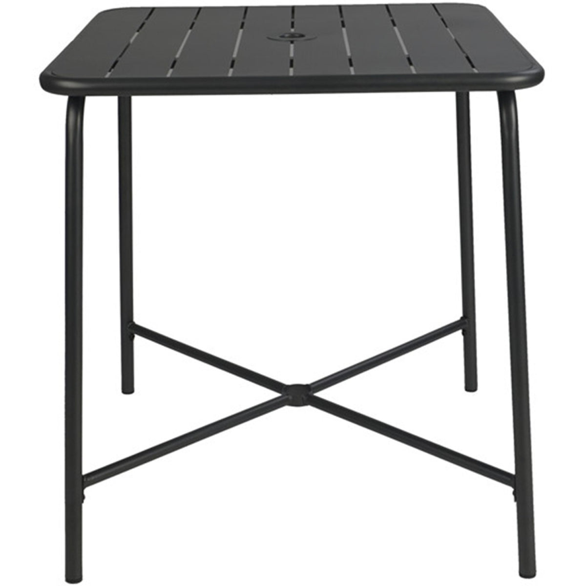 Bistro Table Steel Black 710x710mm Indoors - GSHW1046B