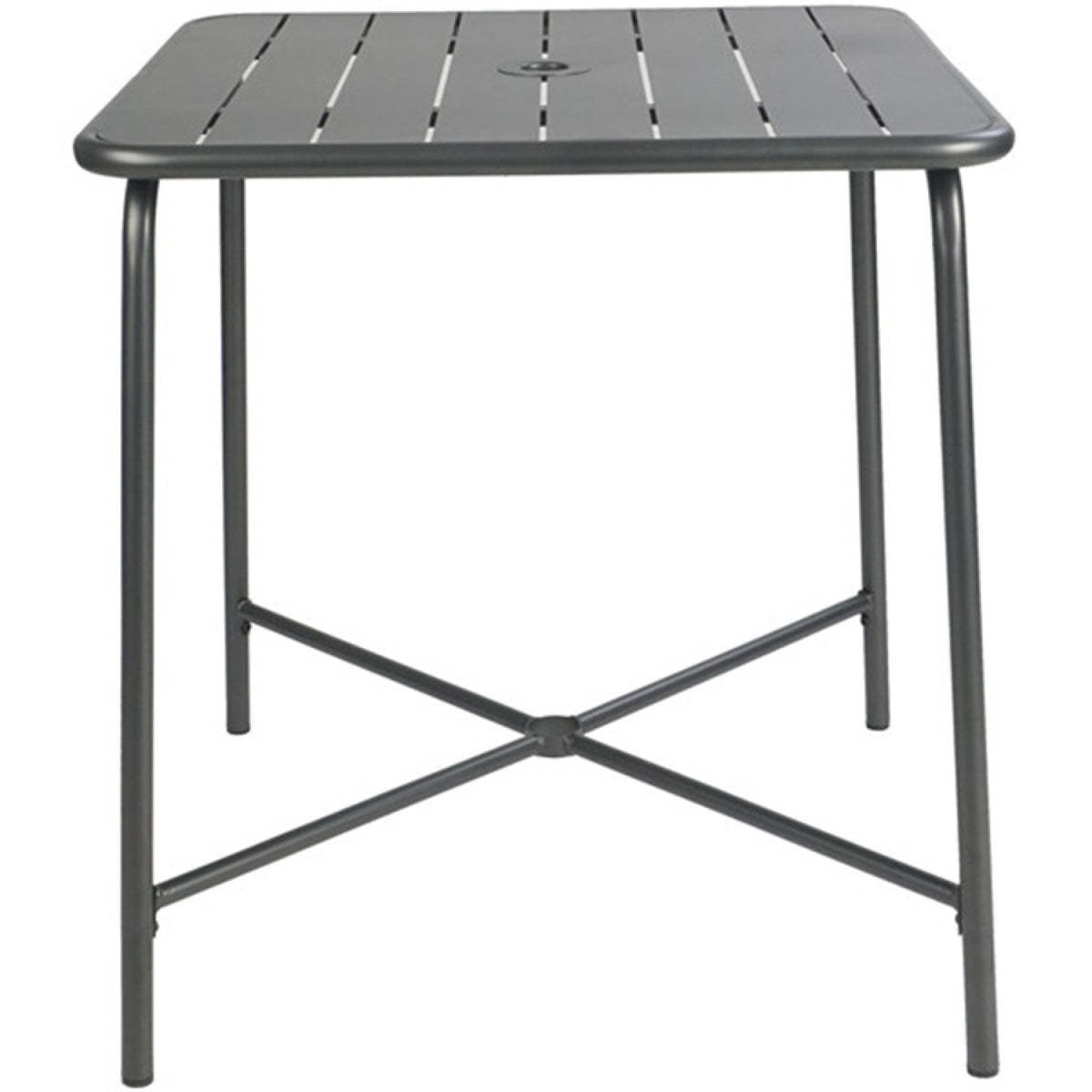 Bistro Table Steel Gun Metal 710x710mm Indoors - GSHW1046GM