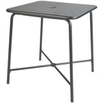 Bistro Table Steel Gun Metal 710x710mm Indoors - GSHW1046GM
