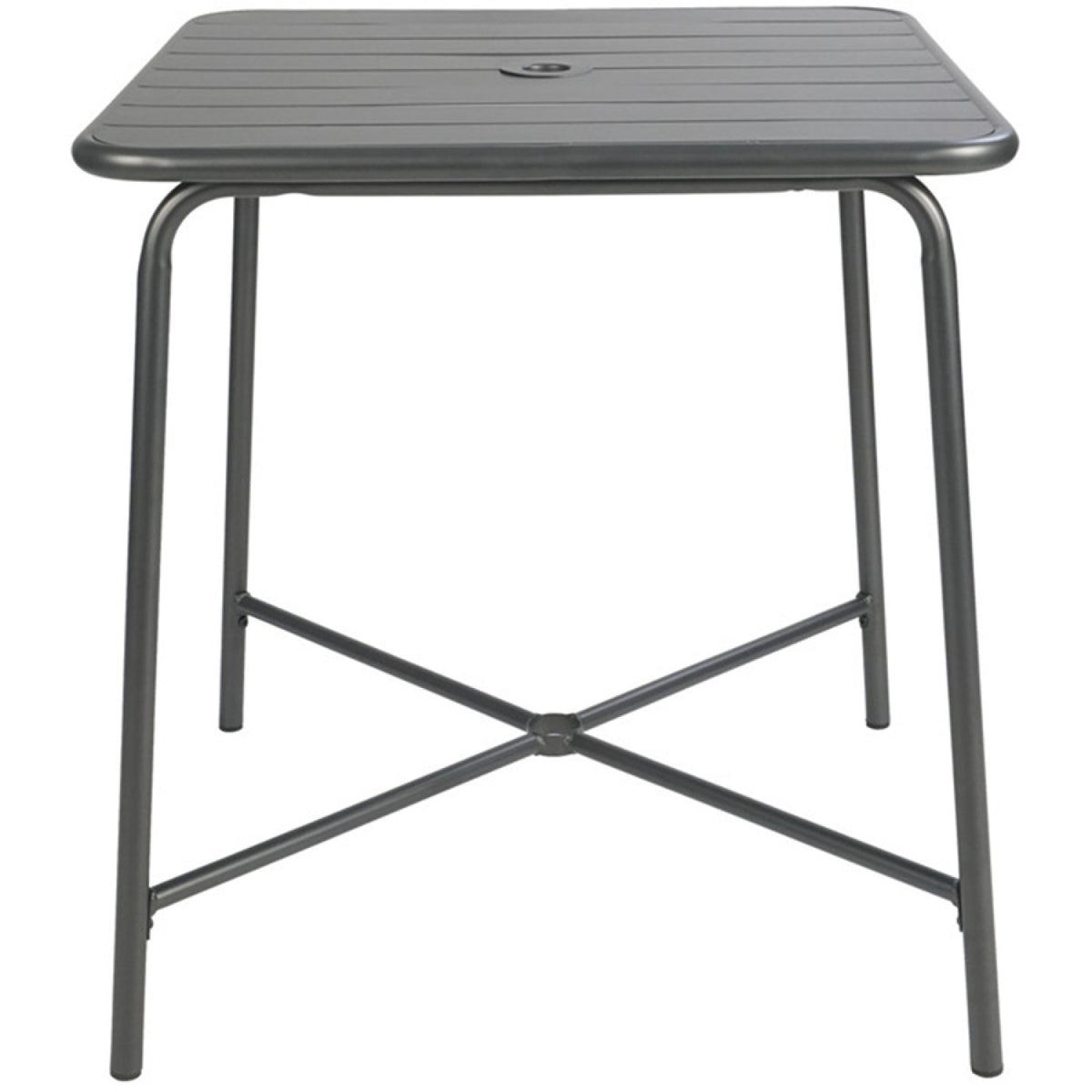 Bistro Table Steel Gun Metal 710x710mm Indoors - GSHW1046GM