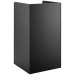 Adexa Commercial Rubbish Bin Cabinet with Tray Return Shelf | Black | Restaurants UK