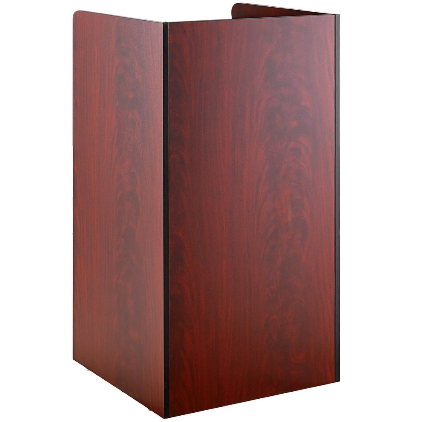 Adexa Commercial Rubbish Bin Cabinet with Tray Return Shelf | Mahogany | Restaurants UK
