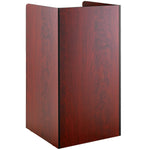 Adexa Commercial Rubbish Bin Cabinet with Tray Return Shelf | Mahogany | Restaurants UK