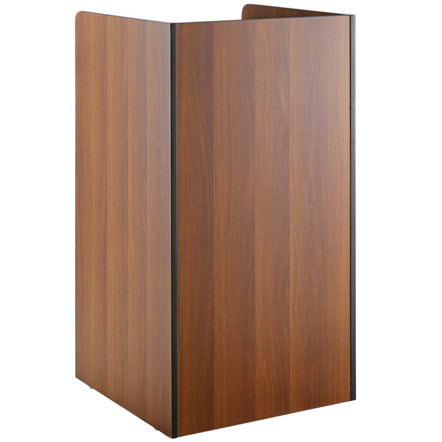 Adexa Commercial Rubbish Bin Cabinet with Tray Return Shelf | Walnut | Restaurants UK