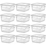 Pack of 12 Food storage Container with lid 1.9 litre 201x189x97mm Polypropylene | GSPP2+GSPPL2 - GSPP2-GSPPL2