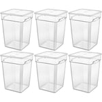Pack of 6 Food storage Container with lid 20.8 litre 290x300x400mm Polypropylene | GSPP22+GSPPL12 - GSPP22-GSPPL12