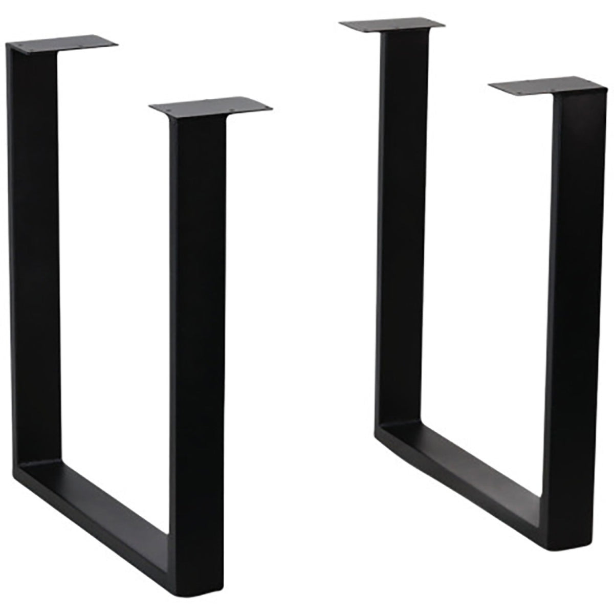 Black Industrial Style Square Table legs Black 2pcs - GSTB022