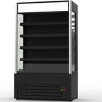 Wall Cabinet Multi Deck Refrigerator 420 litres Curved Front Black 1200x720x2020mm - GTO31200