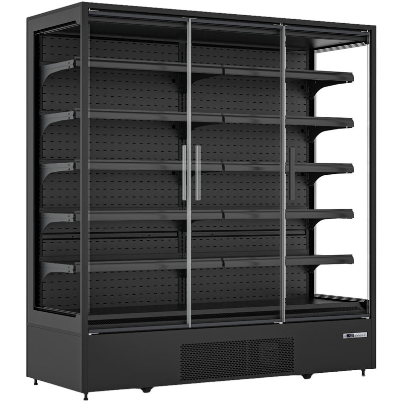 Three Glass Door Multideck Display Fridge 1955mm 1485L - GTVGC1955E1