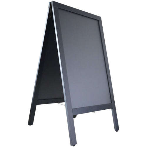 Pavement Chalk Board Black Frame 700×1300mm - GWA228