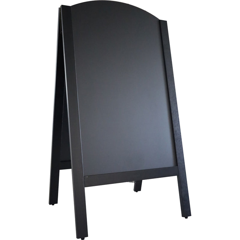 Open Top Pavement Chalk Board Black Frame 700×1300mm - GWA234