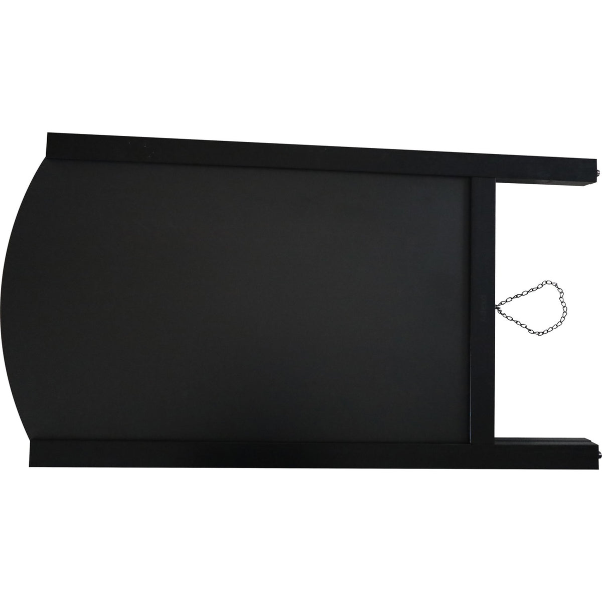 Open Top Pavement Chalk Board Black Frame 700×1300mm - GWA234