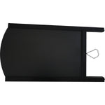 Open Top Pavement Chalk Board Black Frame 700×1300mm - GWA234