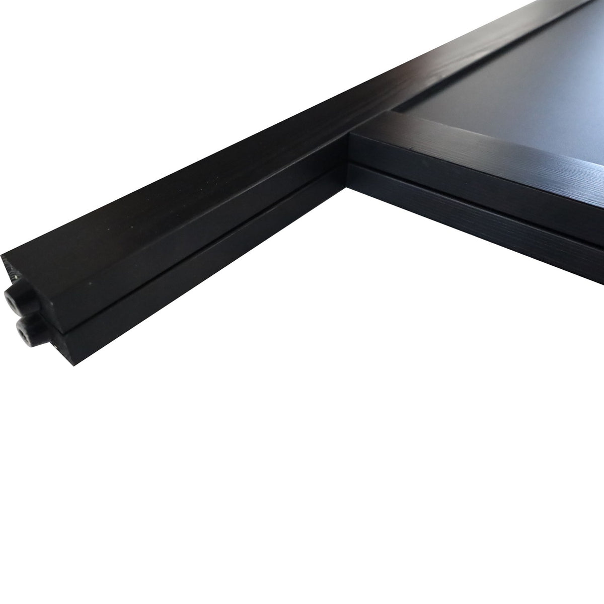 Open Top Pavement Chalk Board Black Frame 700×1300mm - GWA234