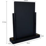 Table Chalk Board Black Frame 200×60×233mm - GWA250