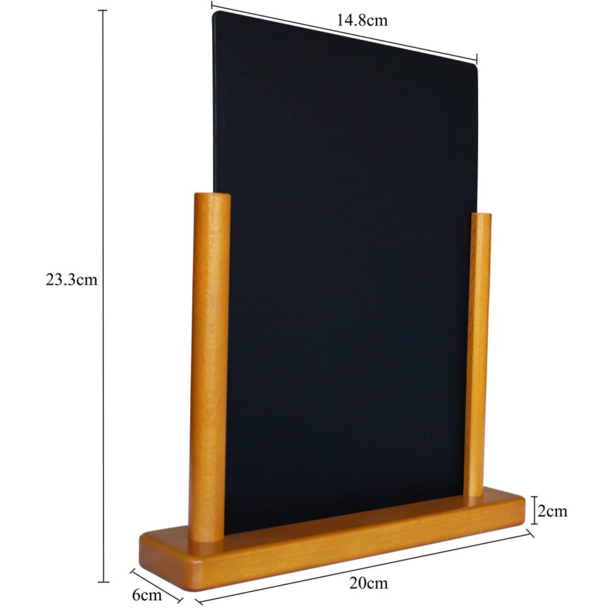 Table Chalk Board Beech Frame 200×60×233mm - GWA252