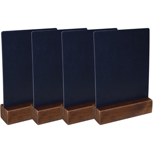 Table Chalk Board Set (4 pcs) Dark Oak Frame 105×40×175mm - GWA262