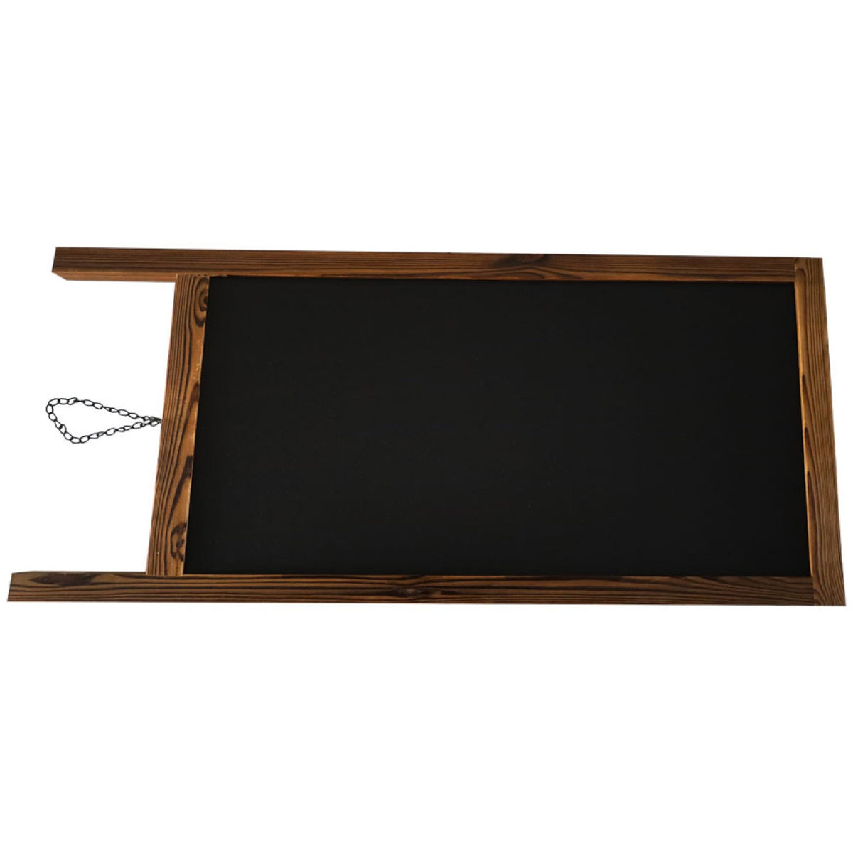Pavement Chalk Board with Magnetic Surface Brown Frame 27"×59" (686×1499mm) - GWA278