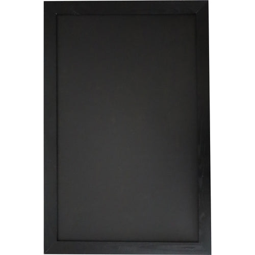 Wall-Mounted Chalk Board with Magnetic Surface Black Frame 18"×24" (457×610mm) - GWA284