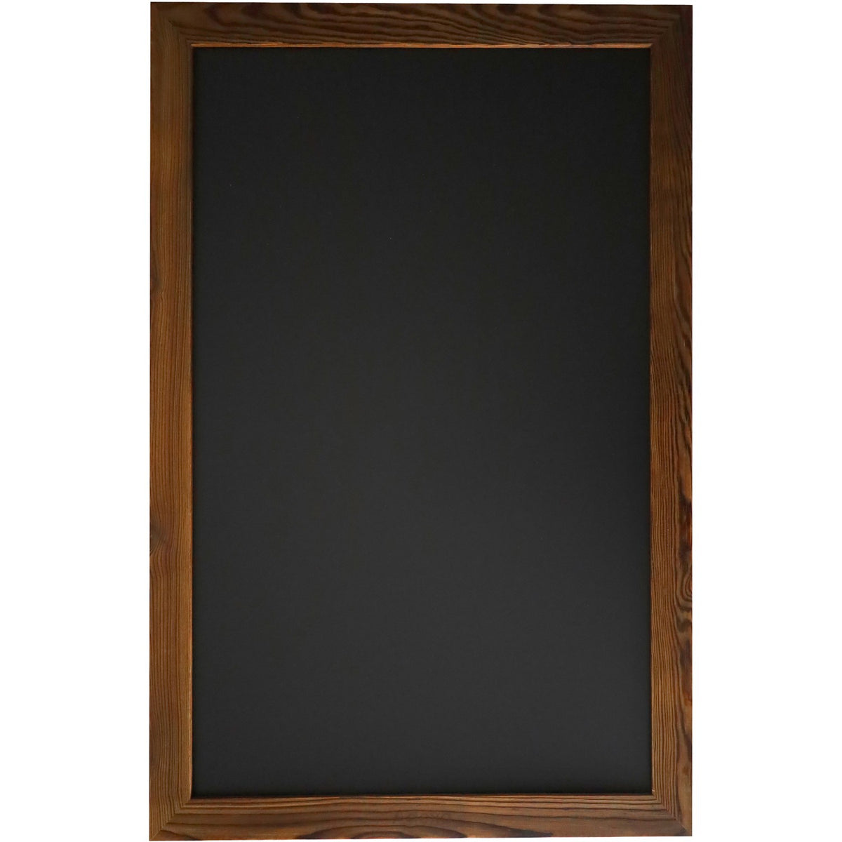 Wall-Mounted Chalk Board with Magnetic Surface Brown Frame 11"×17" (279×432mm) - GWA282