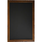 Wall-Mounted Chalk Board with Magnetic Surface Brown Frame 11"×17" (279×432mm) - GWA282