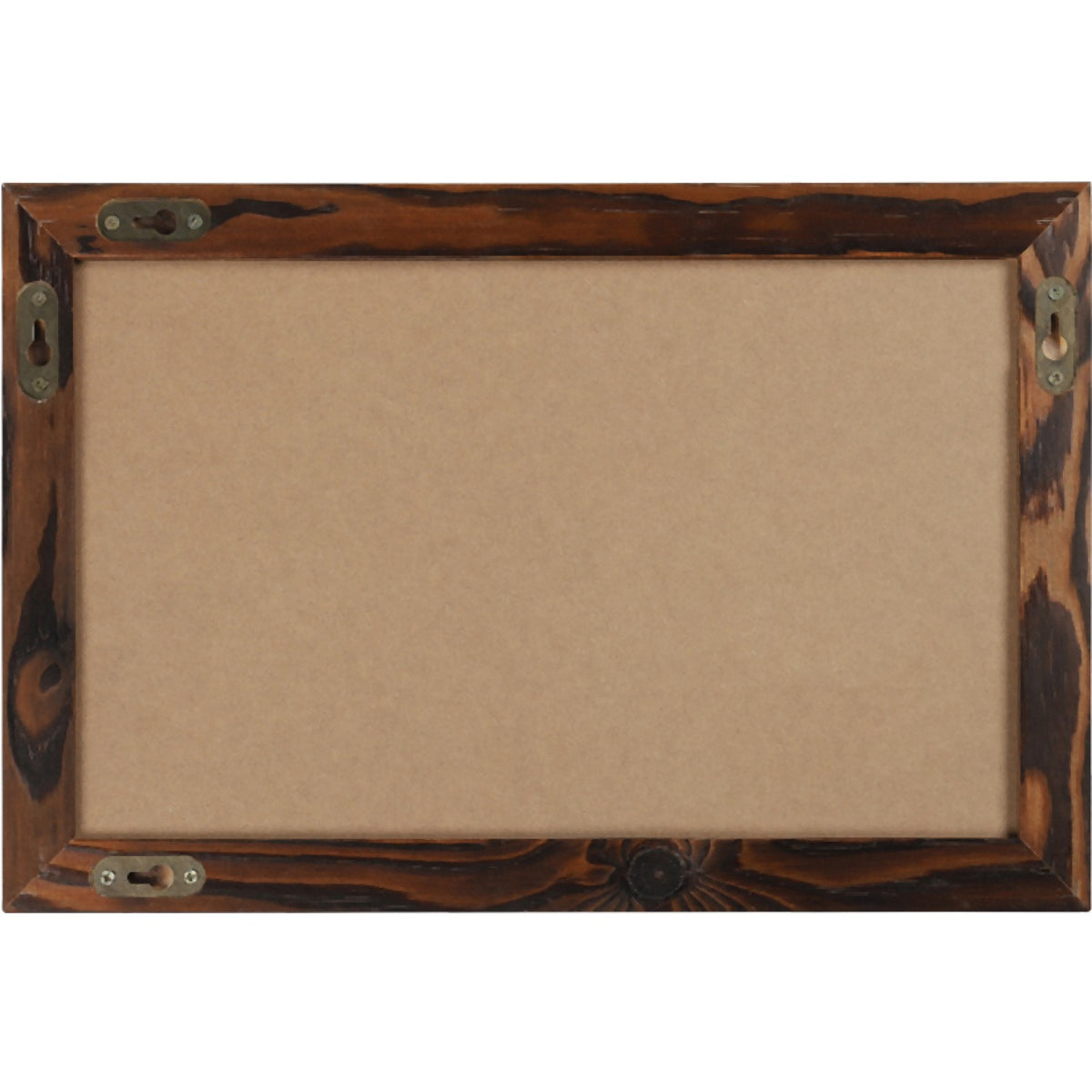 Wall-Mounted Chalk Board with Magnetic Surface Brown Frame 11"×17" (279×432mm) - GWA282
