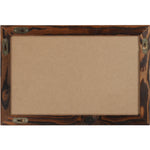 Wall-Mounted Chalk Board with Magnetic Surface Brown Frame 11"×17" (279×432mm) - GWA282