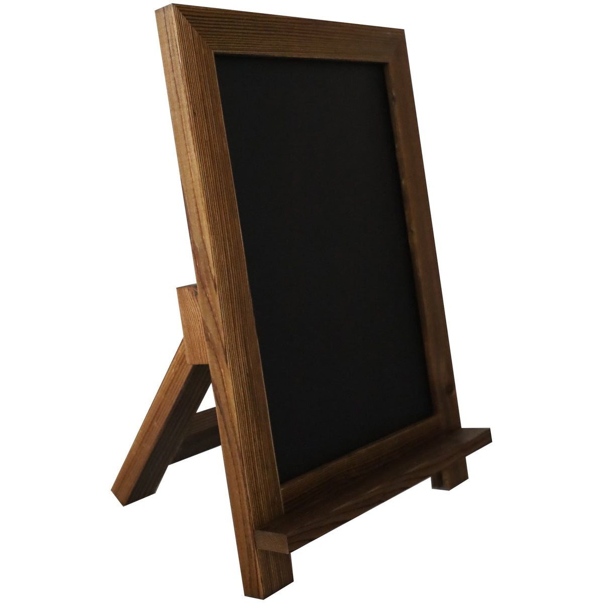 Tabletop Magnetic Chalk Board with Magnetic Surface and Stand Brown Frame 9.5"×14" (241×356mm) - GWA306