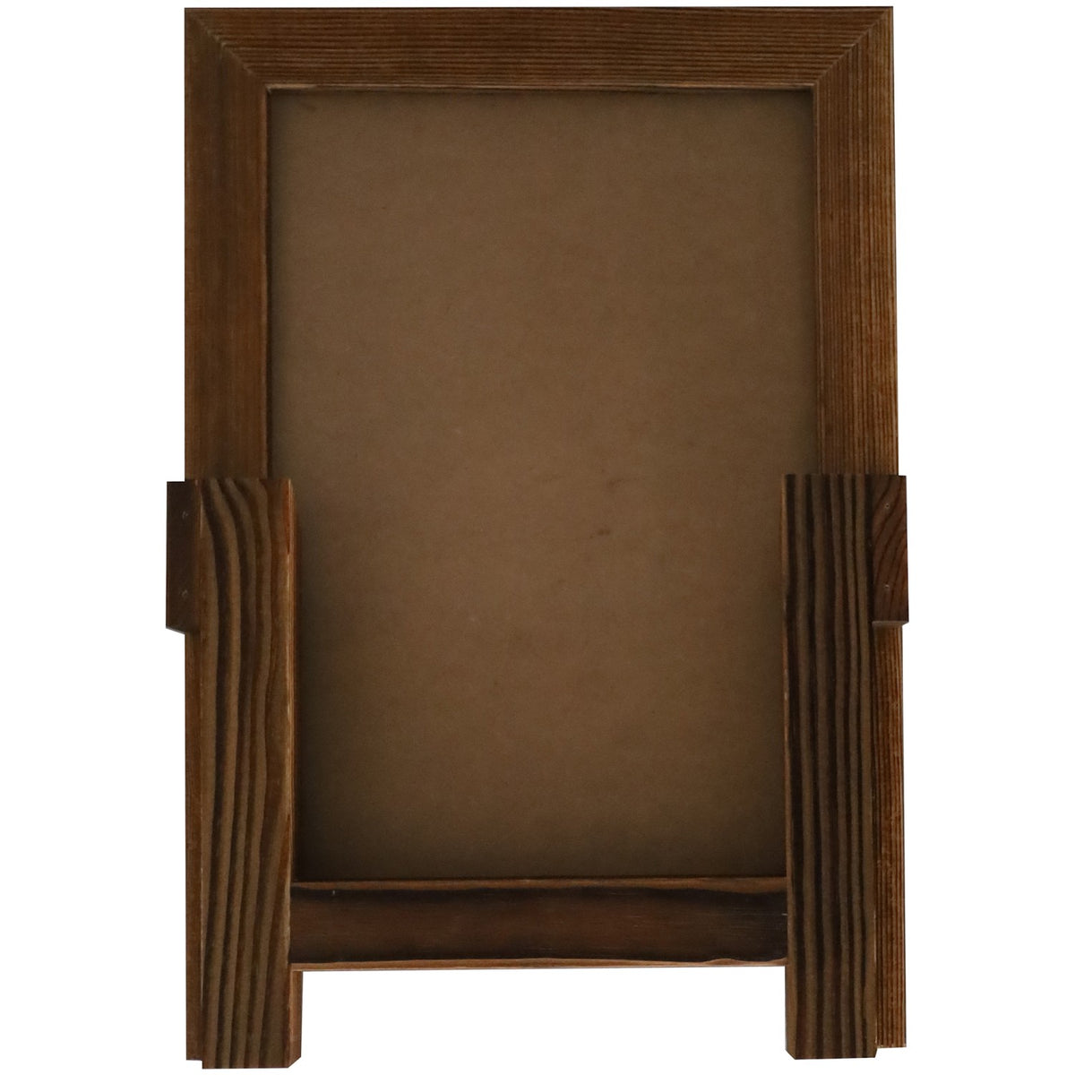 Tabletop Magnetic Chalk Board with Magnetic Surface and Stand Brown Frame 9.5"×14" (241×356mm) - GWA306