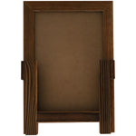 Tabletop Magnetic Chalk Board with Magnetic Surface and Stand Brown Frame 9.5"×14" (241×356mm) - GWA306