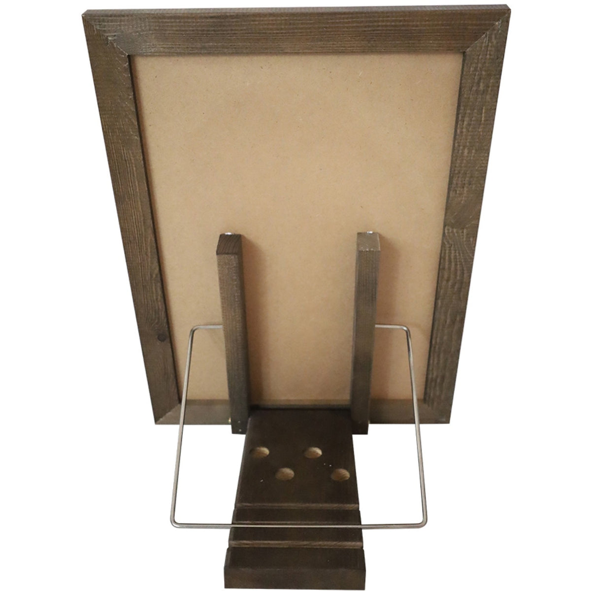 Tabletop Magnetic Chalk Board with Magnetic Surface and Adjustable Stand Brown Frame 11"×15" (279×381mm) - GWA312