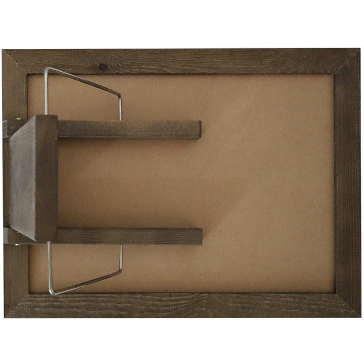 Tabletop Magnetic Chalk Board with Magnetic Surface and Adjustable Stand Brown Frame 11"×15" (279×381mm) - GWA312