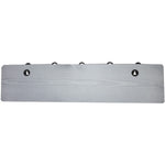 Rustic Wall Mounted 24" (610mm) Coat Rack with 5 Rustic Hooks Solid Pine Wood Whitewash - GWA314
