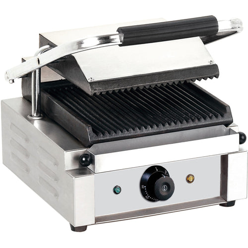 Heavy Duty Panini Contact grill Single Ribbed - EG01A
