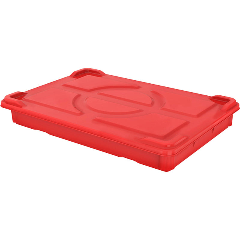 Pizza Dough Box 10.9L Red Polypropylene (PP) 570x384x74mm - GZFH610