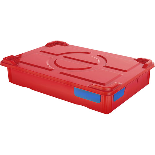 Pizza Dough Box 16.7L Red Polypropylene (PP) 570x385x108mm - GZFH612