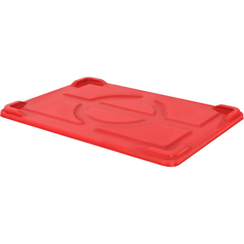 Pizza Dough Box Lid Red Polypropylene (PP) 581x396x27mm - GZFH616
