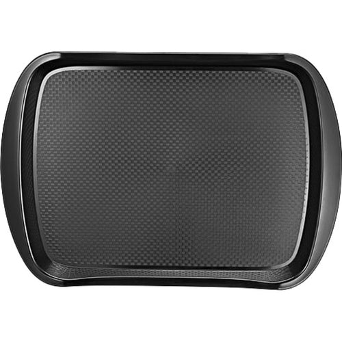 Fast Food Tray Black Polypropylene (PP) 439x306x27mm - GZFH704